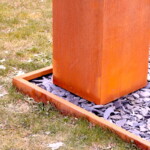 Bordure en acier Corten