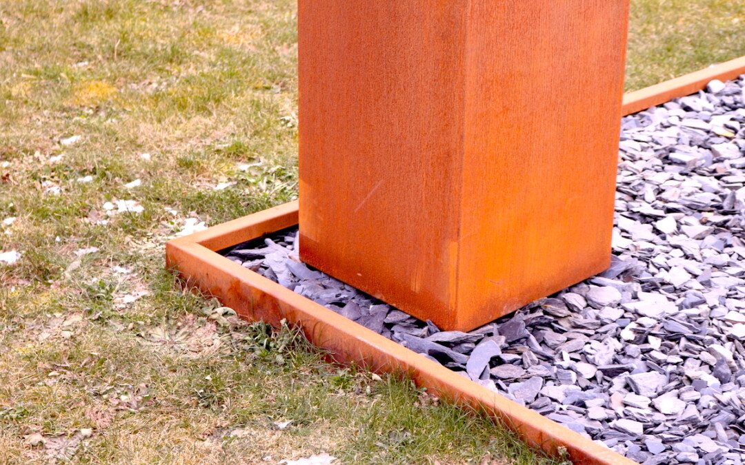 Bordure en acier Corten
