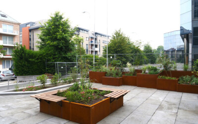 Les Azalées – Terrasse d’un home à Bruxelles